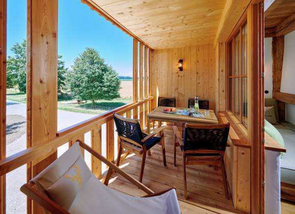 Balkon in der Ferienwohnung