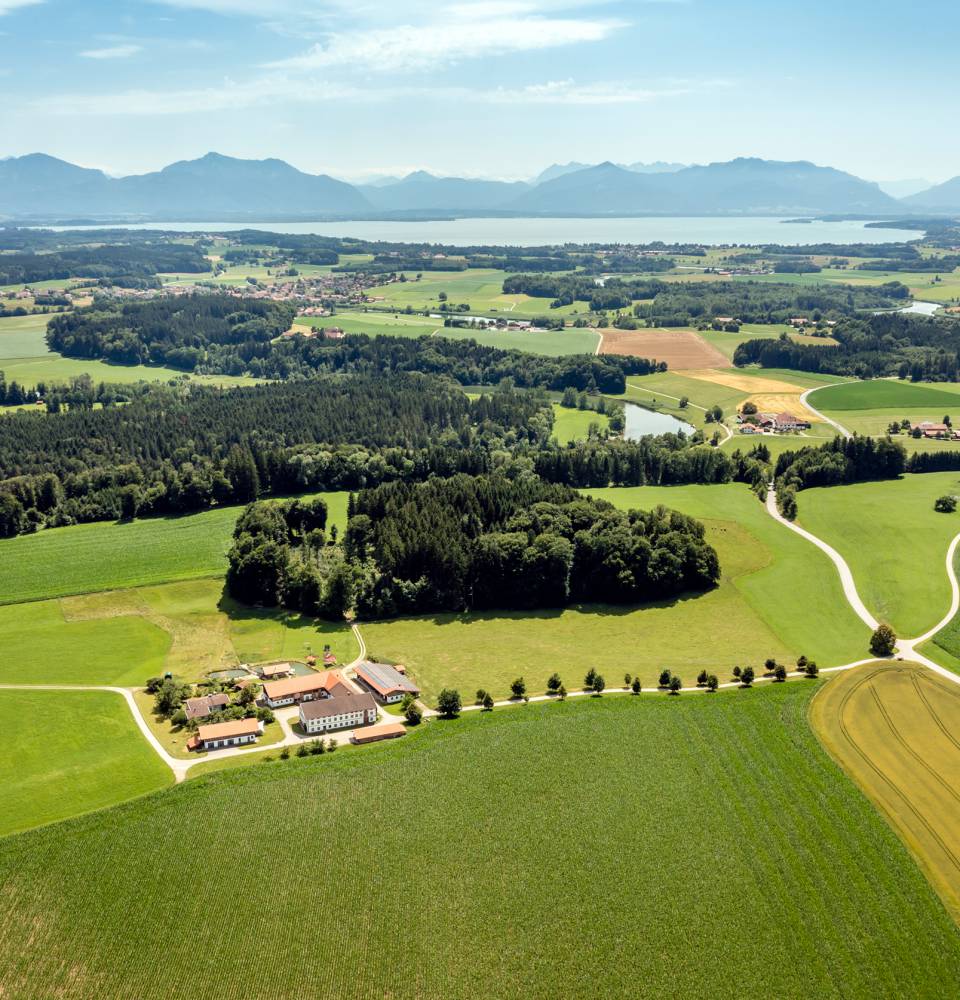 Chiemgau mit Chiemsee und dem Staller Ferienhof