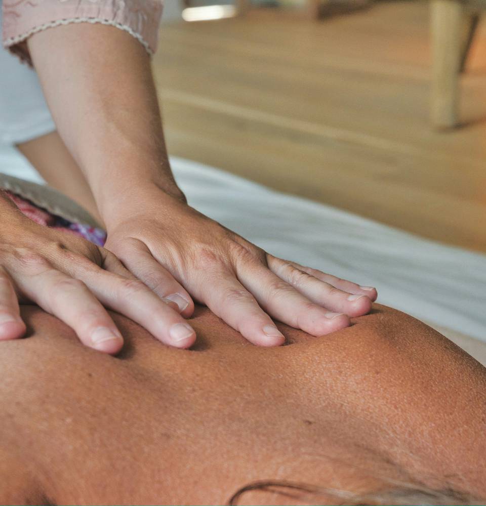 Rückenmassage im Staller Ferienhof