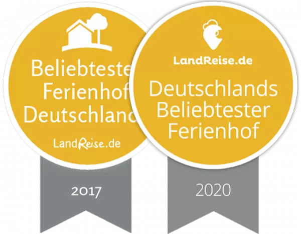Beliebtester Ferienhof Deutschlands 2017 und 2020