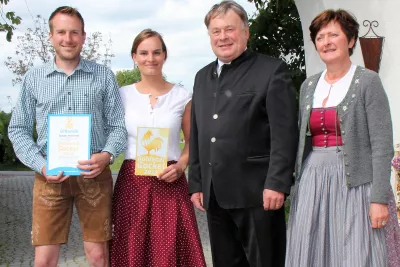 Goldener Gockel 2017 für den Staller Ferienhof Gästebewertungen Zufriedenheitsanalyse